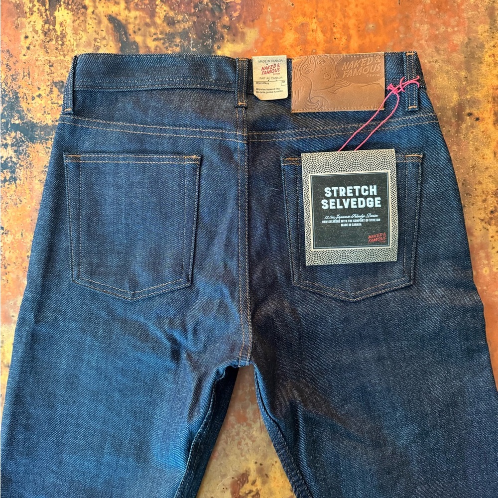 Naked & Famous Weird Guy Stretch Selvedge Jeans